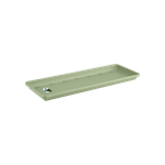 barcelona trough saucer 70cm pistachio green